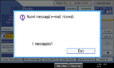Figura relativa alla schermata del pannello operativo