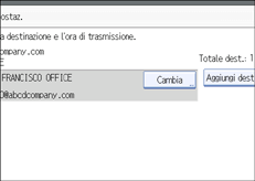 Figura relativa alla schermata del pannello operativo