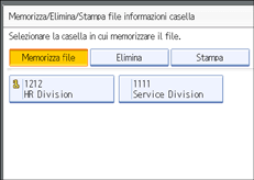 Figura relativa alla schermata del pannello operativo
