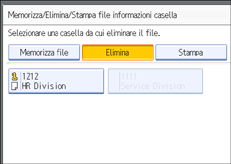 Figura relativa alla schermata del pannello operativo