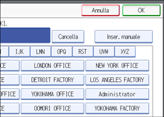 Figura relativa alla schermata del pannello operativo