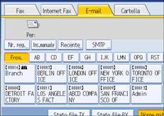 Figura relativa alla schermata del pannello operativo