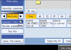 Figura relativa alla schermata del pannello operativo