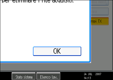 Figura relativa alla schermata del pannello operativo