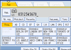 Figura relativa alla schermata del pannello operativo