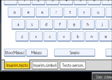 Illustrazione schermata pannello operativo