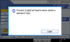 Illustrazione schermata pannello operativo
