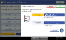 Illustrazione schermata pannello di controllo