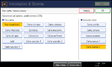 Illustrazione schermata pannello di controllo