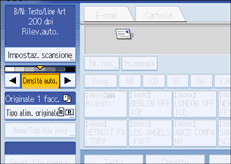 Illustrazione pannello operativo