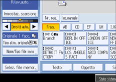 Illustrazione pannello operativo