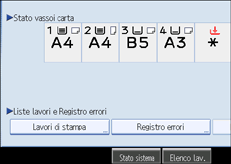 Illustrazione schermata pannello operativo