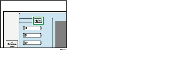 Illustrazione del tasto Strumenti Utente/Contatore