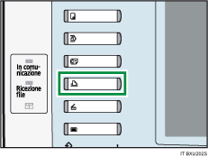 Illustrazione del tasto stampante
