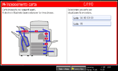Illustrazione schermata pannello operativo