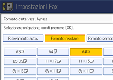 Illustrazione schermata pannello di controllo