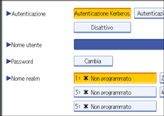 Illustrazione schermata pannello di controllo
