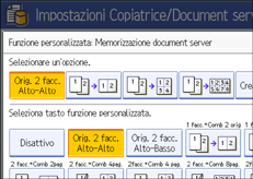 Illustrazione schermata pannello di controllo