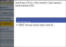 Illustrazione schermata pannello di controllo