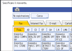 Illustrazione schermata pannello di controllo