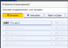 Schermafbeelding bedieningspaneel