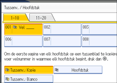 Schermafbeelding bedieningspaneel