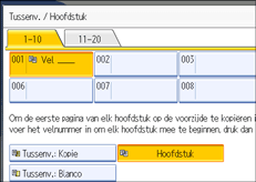 Schermafbeelding bedieningspaneel