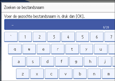 Schermafbeelding bedieningspaneel