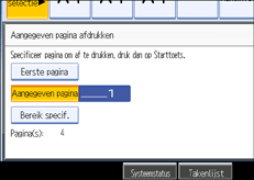 Schermafbeelding bedieningspaneel