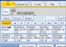 Schermafbeelding Bedieningspaneel