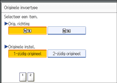 Schermafbeelding Bedieningspaneel