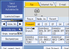 Schermafbeelding Bedieningspaneel