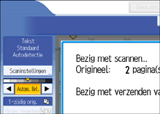 Schermafbeelding Bedieningspaneel