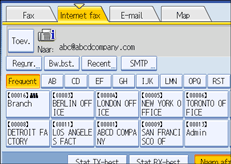 Schermafbeelding Bedieningspaneel