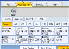 Schermafbeelding Bedieningspaneel