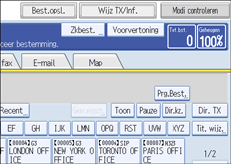 Schermafbeelding Bedieningspaneel
