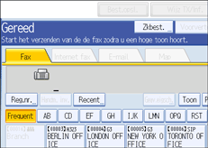 Schermafbeelding Bedieningspaneel