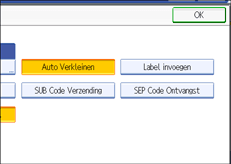 Schermafbeelding Bedieningspaneel