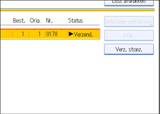 Schermafbeelding Bedieningspaneel