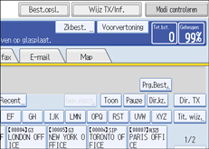 Schermafbeelding Bedieningspaneel