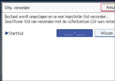 Schermafbeelding Bedieningspaneel