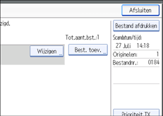 Schermafbeelding Bedieningspaneel
