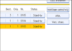 Schermafbeelding Bedieningspaneel