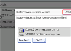 Schermafbeelding Bedieningspaneel