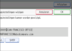 Schermafbeelding Bedieningspaneel