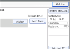 Schermafbeelding Bedieningspaneel