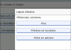 Schermafbeelding Bedieningspaneel