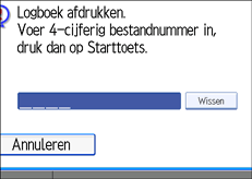 Schermafbeelding Bedieningspaneel