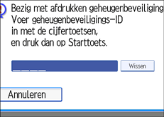 Schermafbeelding Bedieningspaneel