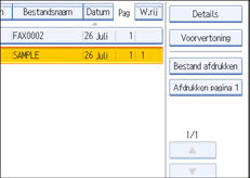 Schermafbeelding Bedieningspaneel